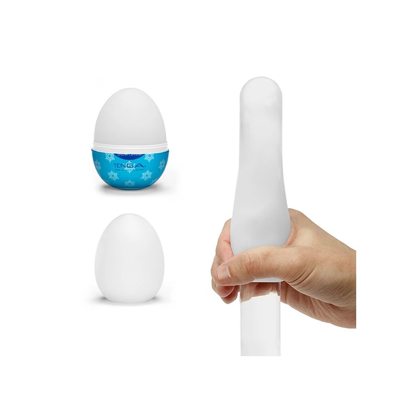 Tenga - Jednorazowy Masturbator Śnieżne Jajeczko Egg Snow Crystal 1szt